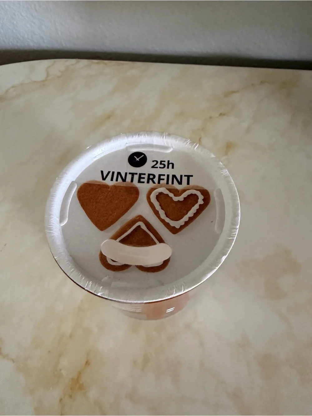 NWT IKEA VINTERFINT Gingerbread Scented Candle in Glass (25 Hour)
